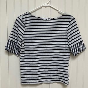 Striped Three Dots Top